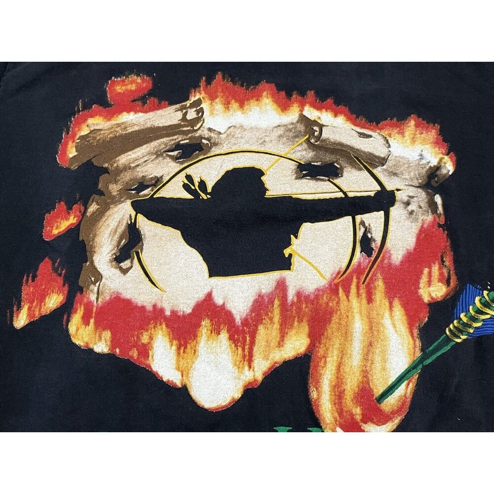 Vtg Robin Hood Prince Of Thieves Costner 1991 Movie Promo T Shirt Black L / XL - Picture 4 of 11